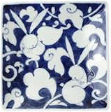 有田焼 染付 組紐 正角皿 16cm 惣太窯 sta0224 有田焼 染付 組紐 正角皿 16cm 惣太窯 sta0224